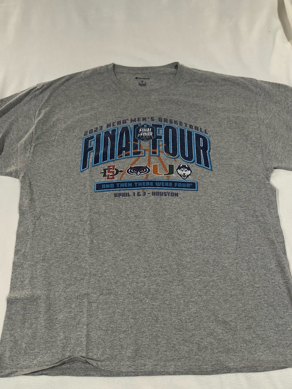 Champion 2023 NCAA Final Four "And Then There Were Four" Tee 2XL